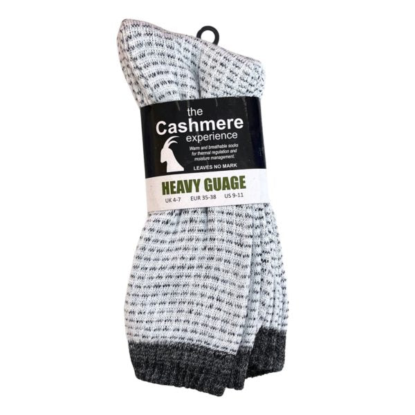3 Pair Cashmere Socks in Size 9-11