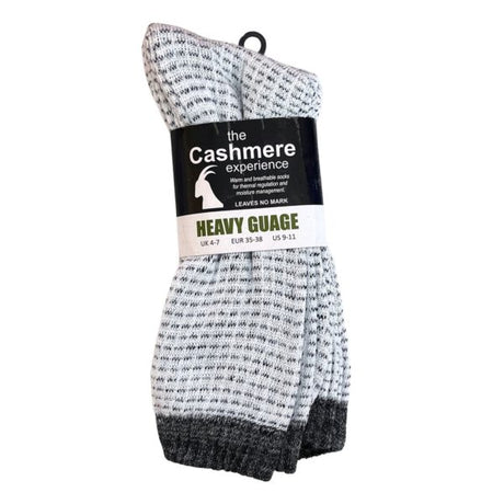 3 Pair Cashmere Socks in Size 9-11