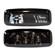 Serving Tray Halloween Metallic Lux Decal Oblong 2ast 17.5x6.5in