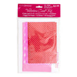 Valentine Card Kit Diy 4 Cards/envelopes W/shapes/ Stickers And Gems