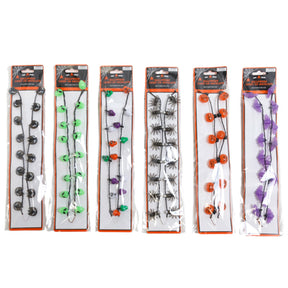 Necklace Halloween 6ast Styles 3 Liteup Functions Led Pb/ins