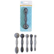 Measuring Spoons 5pc Plastic W/magnetic Nesting B&c