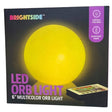 Brightside 6" RGB Multicolor LED Orb Light with Remote