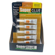 Super Glue 5 Pack 3g Tubes for Strong Quick Bonding in Countertop Display