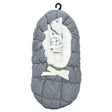 Fuzzy Babba 1 Pack Quilted Puffer Slipper One Size in Grey