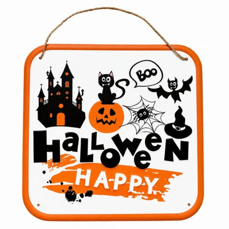 Happy Halloween Decorative Wall Plaque