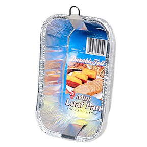 Aluminum Loaf Pan Mini 5 Pack5.625 X 3.3125 X 1.875bulk Pack