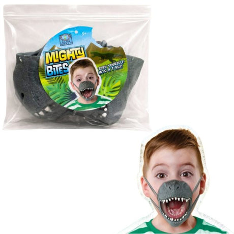 Mighty Bites Novelty Tyrannosaurus Rex Mask with Teeth