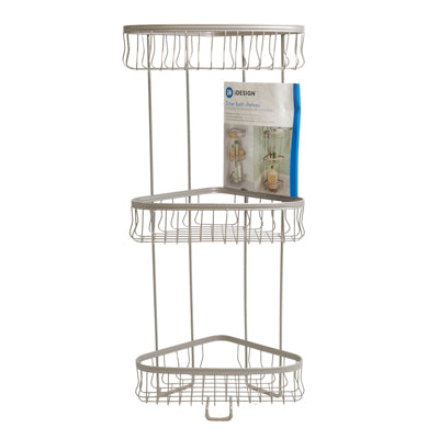 Shower/bath Storage 3tier Shelf Work Lyra Satin Steel No Online Sales