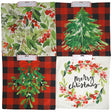 Pillow Cover Christmas 17.75in 4ast Patterns Xmas Header