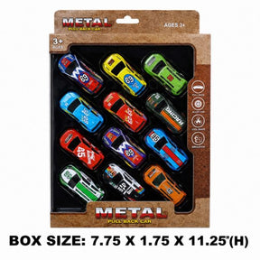 10 Piece Mini Pull Back Sports Car Collection Toy Set