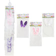 Bunny Ear Headband W/sequin Center & Mini Satin Bow 3ast Pbh/12pc Mdsgstrip