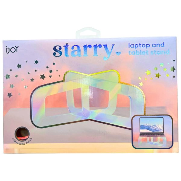 iJoy Starry Iridescent Finish Laptop and Tablet Stand