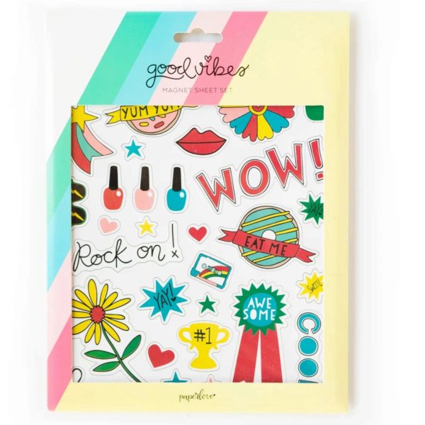 Paperlove Good Vibes Magnet 3 Sheets Set