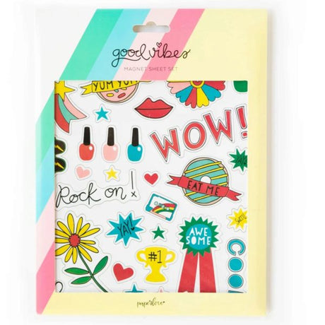 Paperlove Good Vibes Magnet 3 Sheets Set