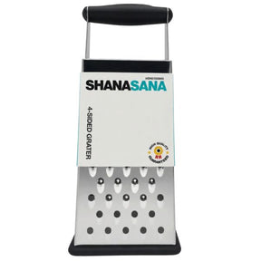 4 Sided Box Grater with Handle and Slip Resistant Base