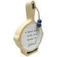 4.5" x 7.5" Natural MDF Frying Pan Kitchen Home Décor Figure