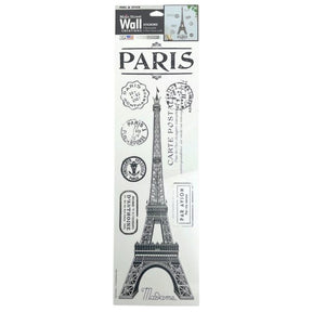 Main Street Wall Creations Peel and Stick Translucent Wall Stickers in Paris Design