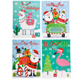 Gift Bag Xl Christmas 4 Assorted 13 X 18 X 5 Whimsical Characters