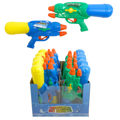 Water Squirter Pressurized 2 Ast Steady Stream 11.4in / 20pc Pdq/ Ht