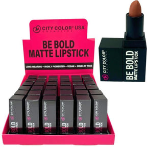 City Color Mood Be Bold Matte Lipstick In Countertop Display