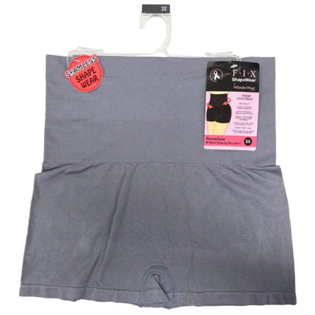 Belly Band Shapewear Boy Short in Plus Fit in Gray Color Assorted in XL XXL XXXL
