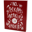 No Peeking