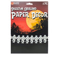 Halloween Skeleton Garland Paper Decoration