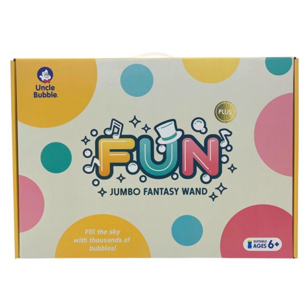 Uncle Bubble Fun Jumbo Fantasy Wand Plus Kit