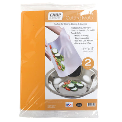 Cutting Mats 2pk Orange11.5x15 Flexible