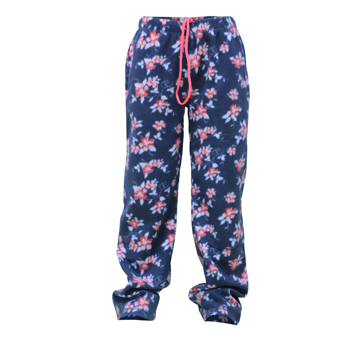 Women's Fleece Pajama Pants w/ Floral Print - Size Small-2XL