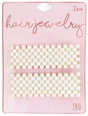 Hair Clips w/ Embellished Pearls - 2-Pack