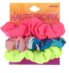 Printed Hair Scrunchies - 3-Pack