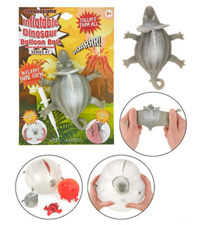 Inflatable Squishy Dinosaur Balloon Balls - Triceratops