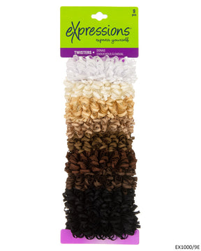 Soft Satin Ribbon Hair Twisters - Black