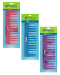 Glitter Embroidered Wide Tooth Hair Combs - Assorted Colors
