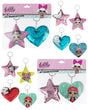 L.O.L. Surprise! Sequin Embroidered Reversible Keychains - Hearts & Stars - 2-Pack