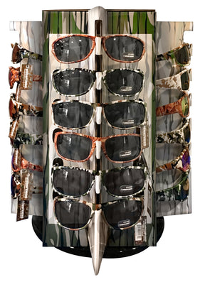 Unisex Camoflauge Sunglasses w/ Spinning Counter Display