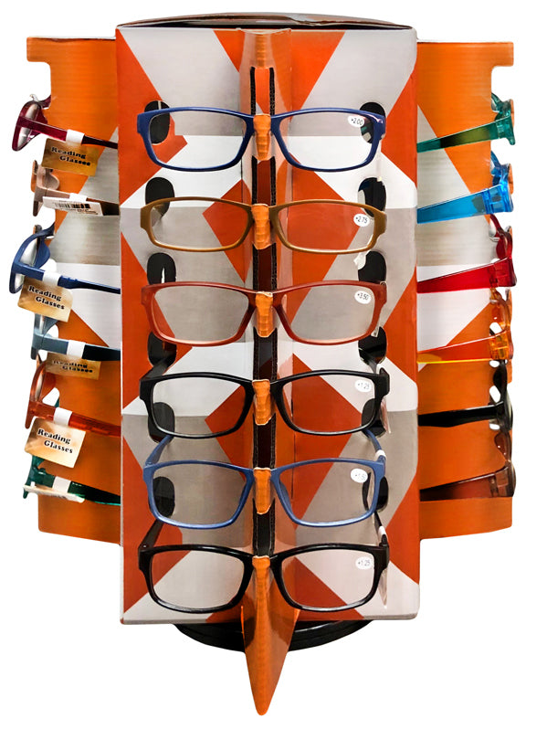 Unisex Reading Glasses w/ Spinning Counter Display