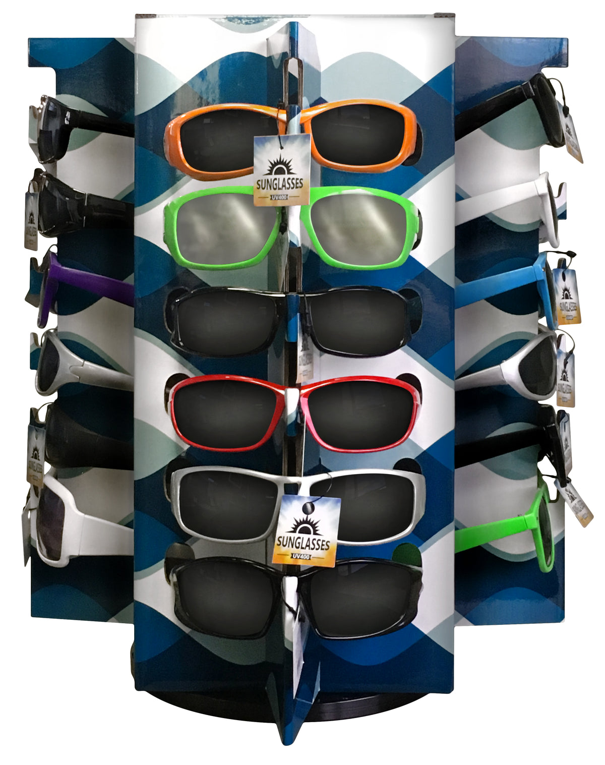 Unisex Sunglasses w/ Spinning Counter Display