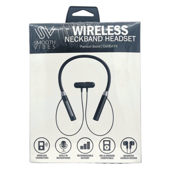 Wireless Headphones Headset Neckband Design for Android and iOS
