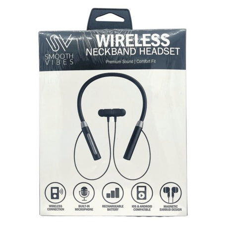 Wireless Headphones Headset Neckband Design for Android and iOS