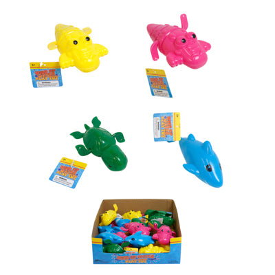 Wind Up Sea Animal Pool/bath Toy 4ast In 24pc Pdq Ea/ht Approx 5in L