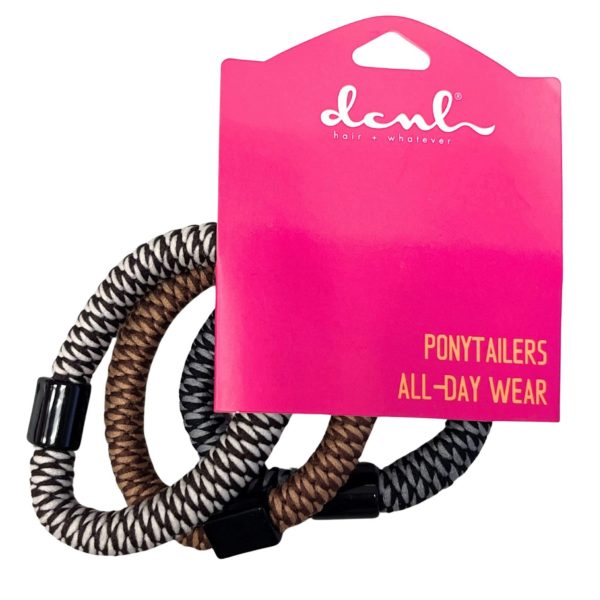 DCNL 3 Count All Day Wear Ponytailers