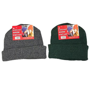 Warm Knit Kids Hat in Assorted Colors