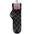 Legale 1 Pair Anklet Star Net Black Ladies Shoes Size 4-10