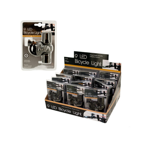 9 LED Bicycle Light Countertop Display