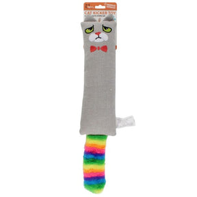 18.5" Cat Kicker Toy with Catnip and Crinkle Tail