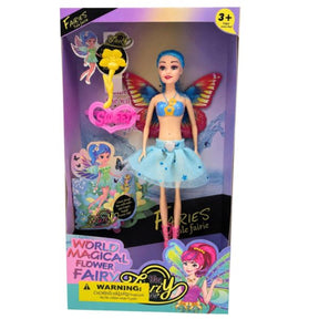 10.5" Fantasy Fairy Doll Toy with Colorful Wings