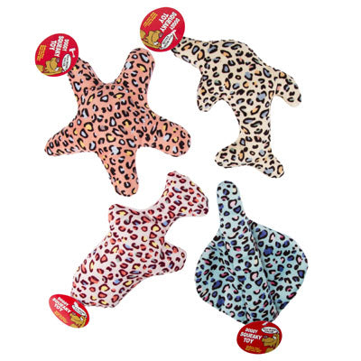 Dog Toy Plush Sea Animal Asst W/squeaker Asst Colors In Pdq #p30952